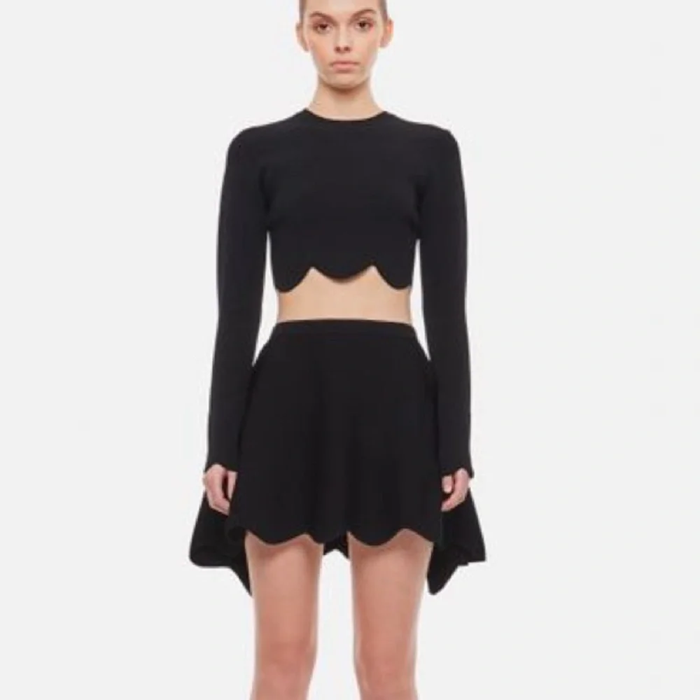 JW Anderson Scalloped Hem Mini Skirt